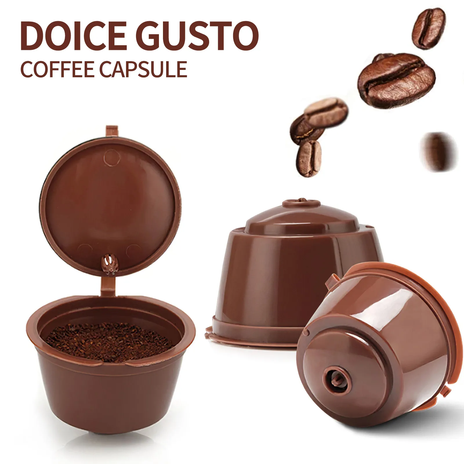 3pcs Refillable Dolce Gusto Coffee Capsule Nescafe Nespresso 4pcs Coffee Capsule Aliexpress