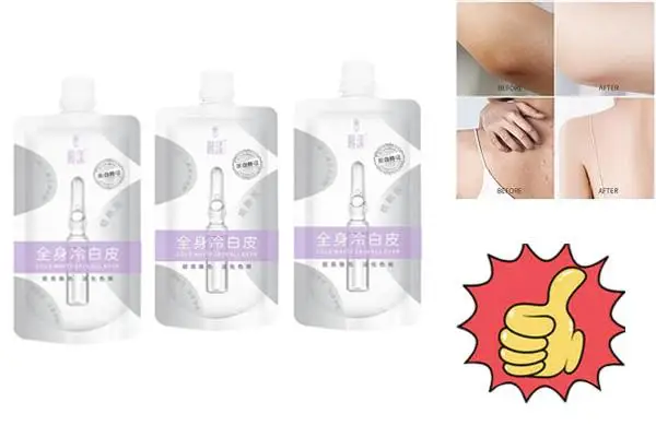 3PCS Body Whitening Cream 15 Days Whitening Lotion With Nicotinamide Moisturizing & Lightening For Cold White Skin All Over 9 3pcs ring flower pot rack over the deck adjustable holder rail fence planters balcony art