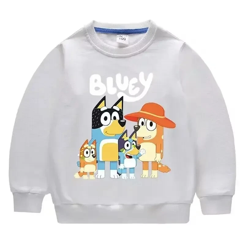 thumbnail image 1 of hot Bluey's Children's Spring And Autumn Round Neck Sports Sweatshirt Children's Long-sleeved Casual Tops For Boys And Girls, 1 of 5