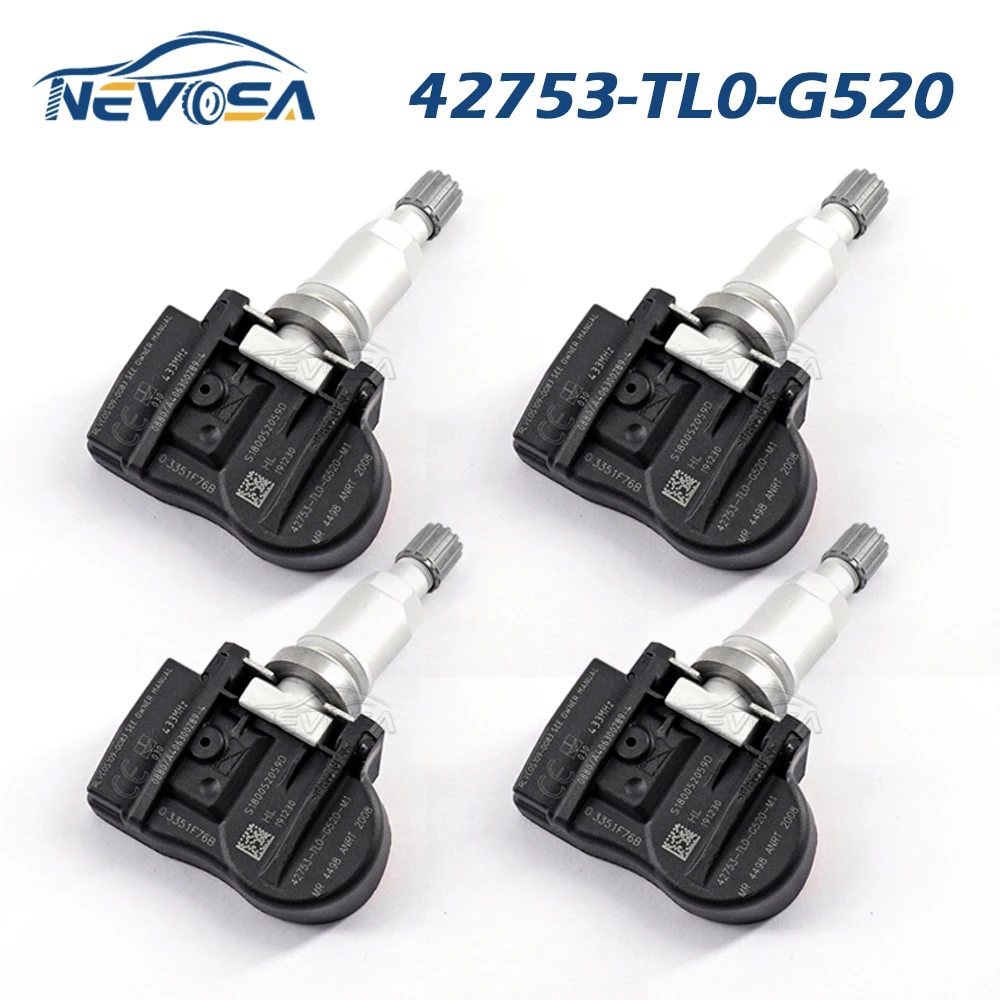 

NEVOSA 42753-TL0-G520 TPMS Sensor For Honda Odyssey Ridgeline For Acura MDX NSX RDX For QOROS 2/3 01/2016-06/2020 Car Pressure