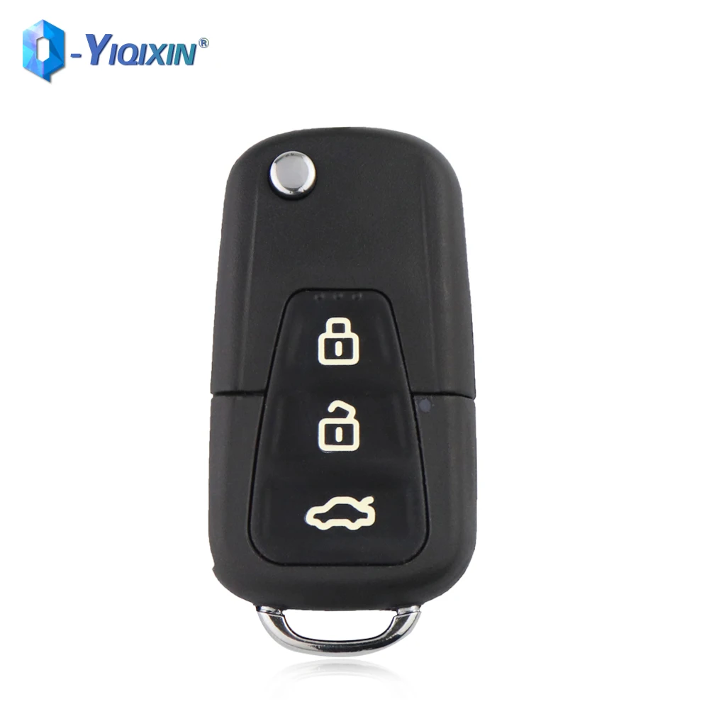 3 Buttons Flip Folding Car Remote Key LIFAN Key Shell Car Key Case For Lifan X60 X50 Replacement Fob Uncut Blade Case Cover Hold 4Pcs