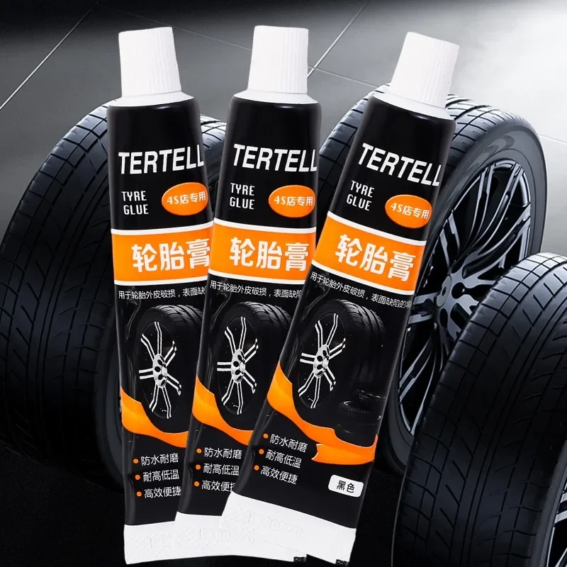 30ml Waterproof High Temperature Resistant Tyre Repair Liquid Black Strong Rubber Glues Adhesive Glue Car Repairs Tools