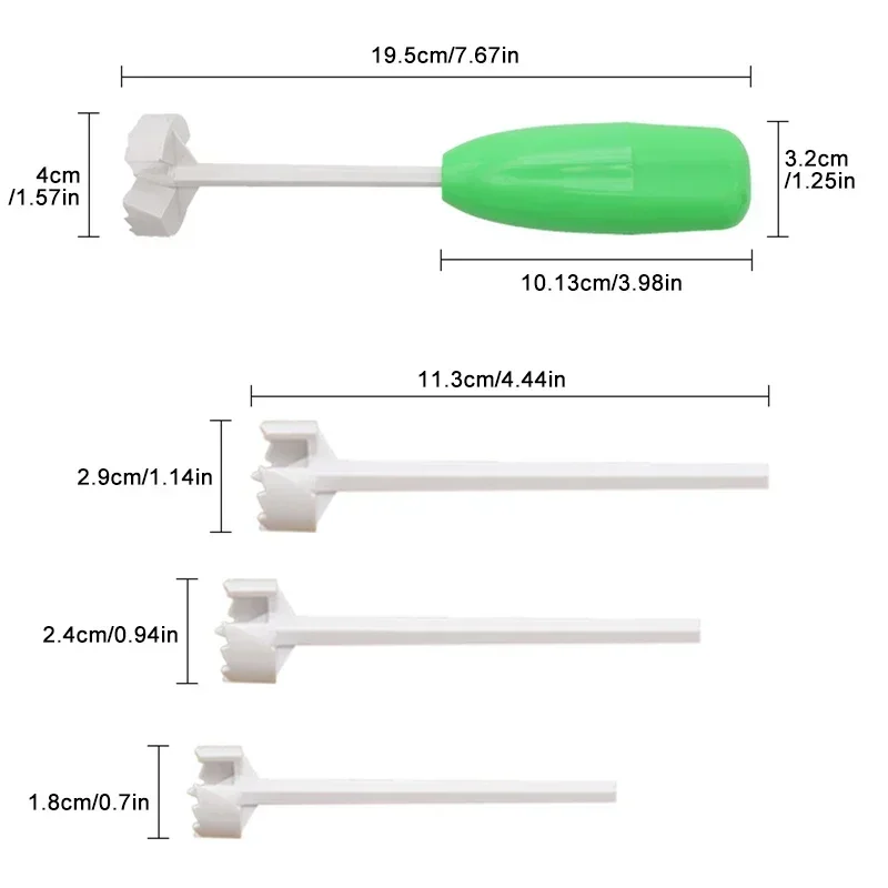 Kitchen Gadget Accessory 4pcs/set Vege Drill Digging Corer Vegetable Spiral Cutter Spiralizer