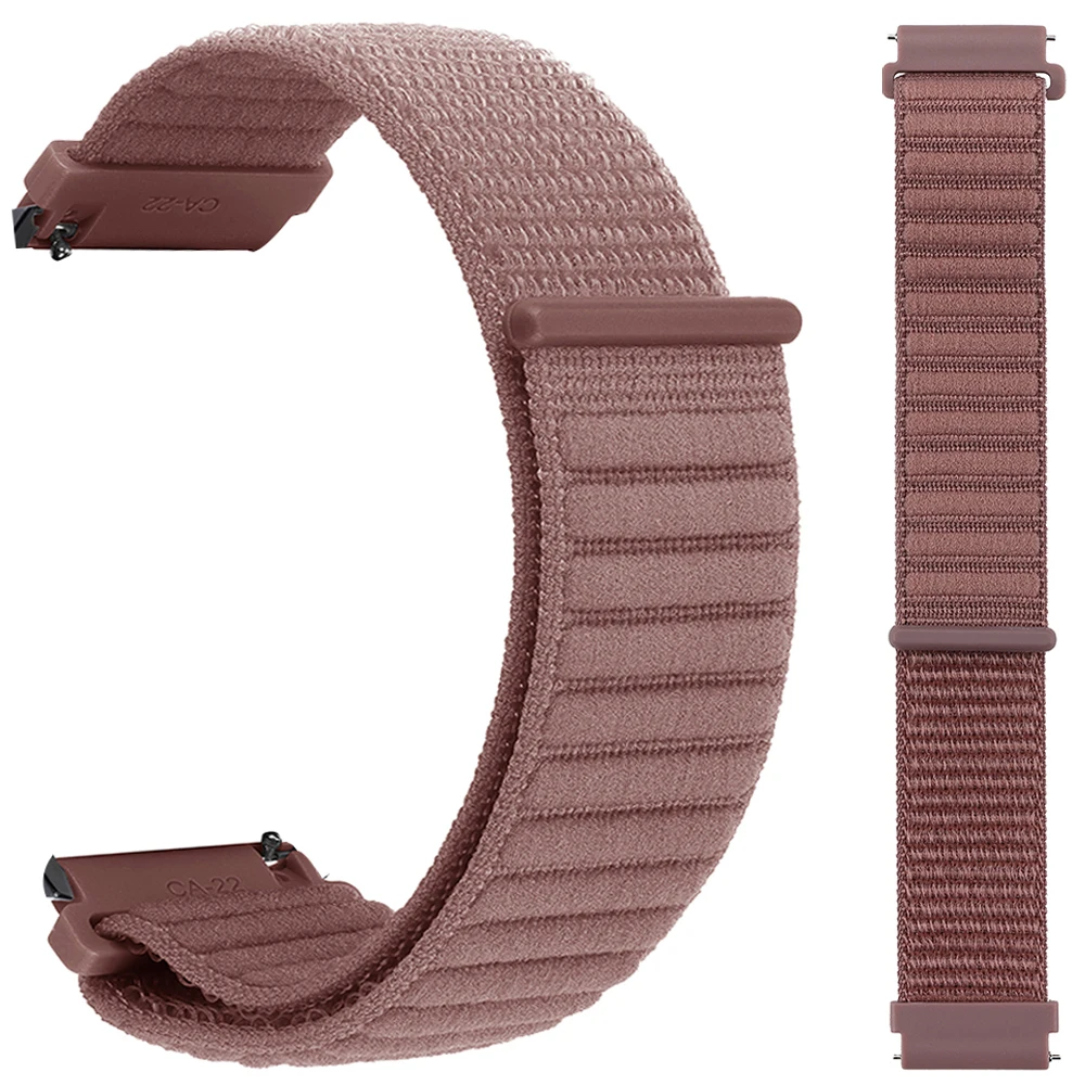 Versatile Nylon Watch Strap - 20mm/22mm, Breathable Loop Bracelet