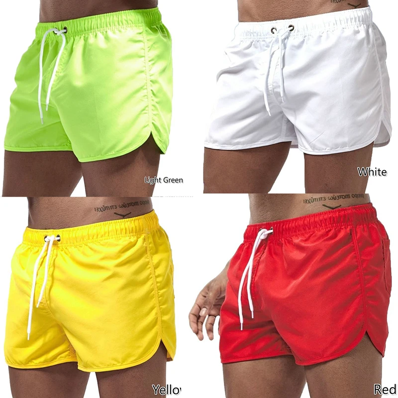 Fashionable men's beach shorts surfing shorts quick drying shorts outdoor sports slim fit and leisure shorts