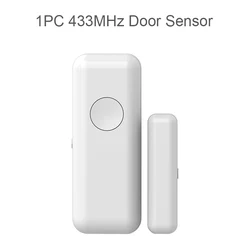 Wireless Window Door Sensor with App Notification Alerts (1PC Door Sensor)