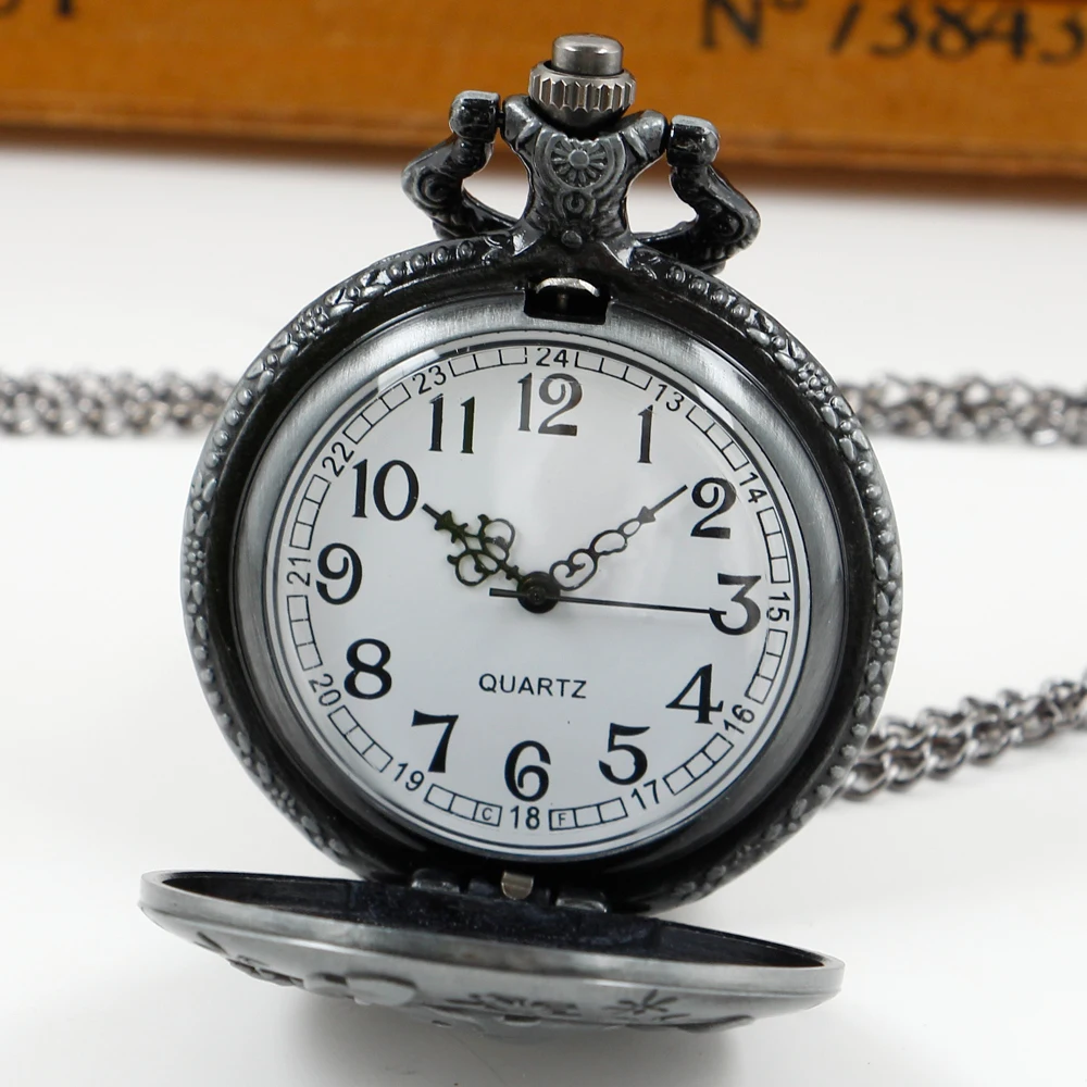 Quartz Movement Pocket Watches Anime Personality Creative Pocket FOB Watch Pendant For Children Boy Girl reloj