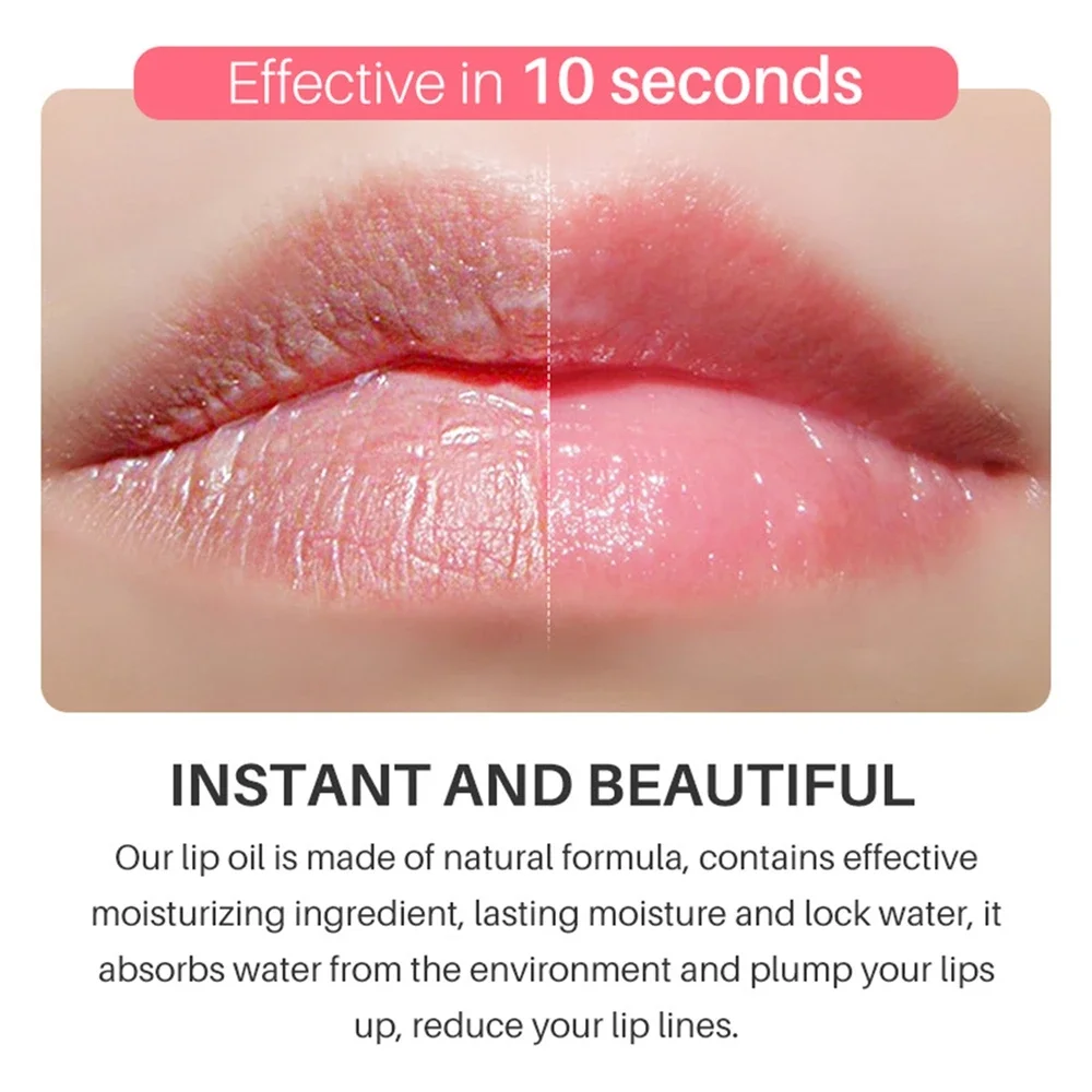 Lasting Volumising Lips Serum Plumper Repairing Reduce Fine Lines Fuller Filler Bigger Pulp Lips Moisturizing Care Essence 10ML 6