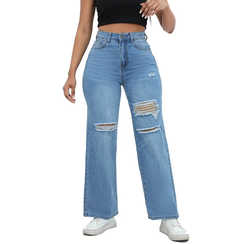 

Jeans Woman 2023 New Coquette Flared Push Up Women Baggy Y2k Denim Pants Trousers Women's Clothing Big Size High Waist Arrivals