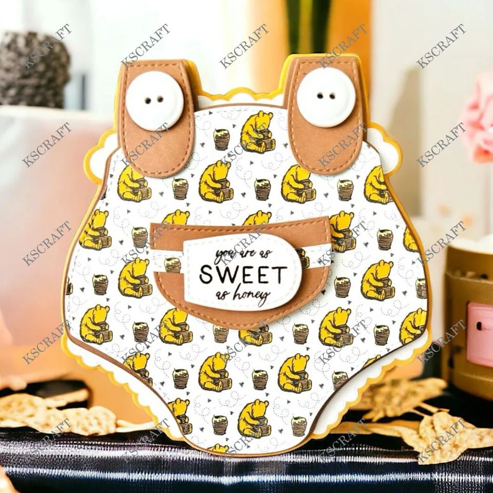 KSCRAFT Donut Mini Album Cutting Dies - Metal Die Stencils For Scrapbooking & Card Making