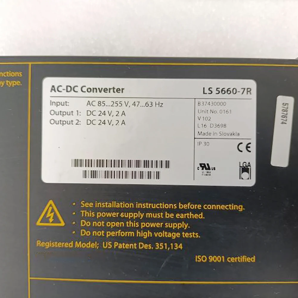 LS5660-7R AC-DC Converter 2X24V Device Power Supply High Quality Fast Ship Works Perfectly 7 LS5660-7R AC-DC Converter 2X24V Device Power Supply High Quality Fast Ship Works Perfectly - Image 5