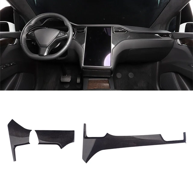 Tesla Model S Interior Carbon Fiber
