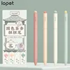 4pc/lot Lopet Kawaii Gel Ink Pen Set 0.5MM Cute Sign Pens Back To School Stationery Rotating Core Quick Drying ST Nib for Office 1