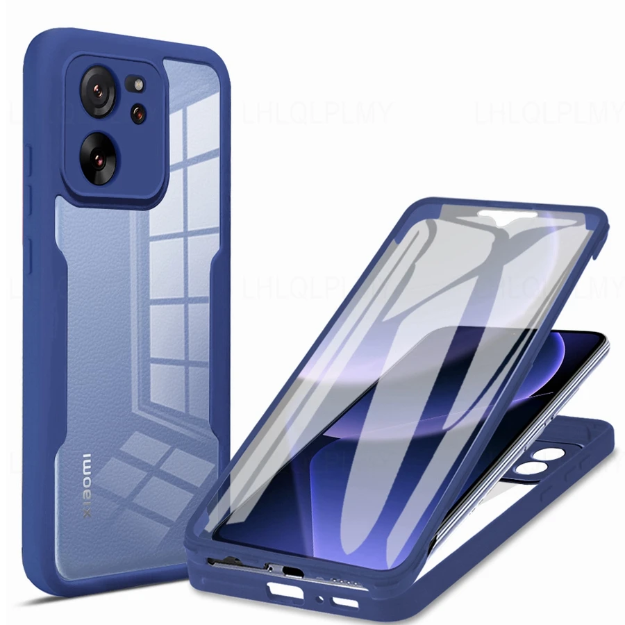 thumbnail image 1 of Front + Back Protect ShockProof Case For Xiaomi Redmi Note 13 12 Pro Plus 5G 12C A2 12S 13C 360 Degrees Cover, 1 of 5