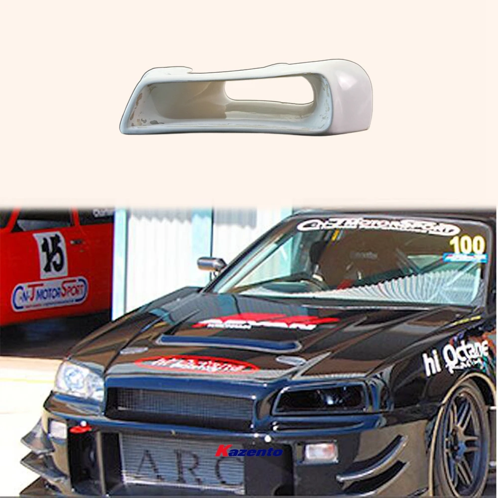 

Для Nissan Skyline R34 Gtt Gtr вентилируемая фара Замена (слева) стекловолокно