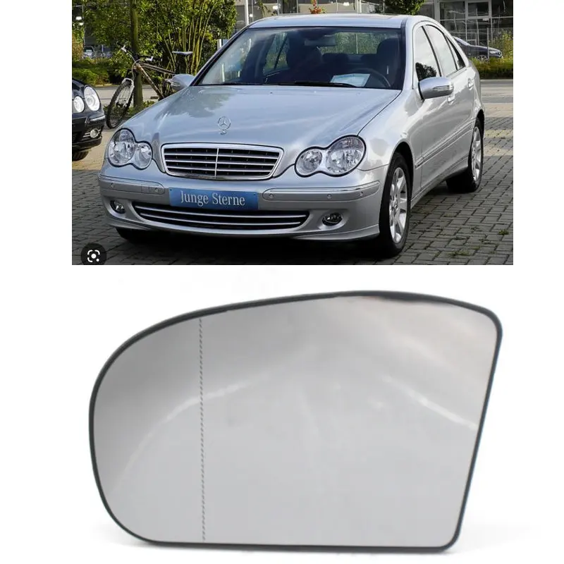 

2pc Heated Mirror Glass Rear view mirrors For Mercedes-Benz W203 S203 2000 - 2005 2006 2007 W211 S211 2002- 2006 2007 2008