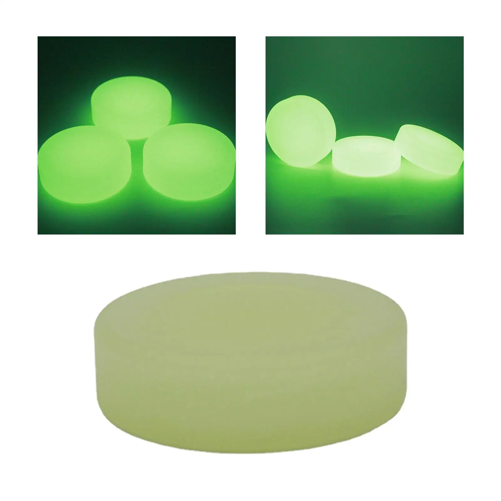 Ice Hockey Puck Glow in Dark Hockey Ball Outdoor Games Luminous Portable Kids Toys Gifts Diameter 7.2cm Party Puck