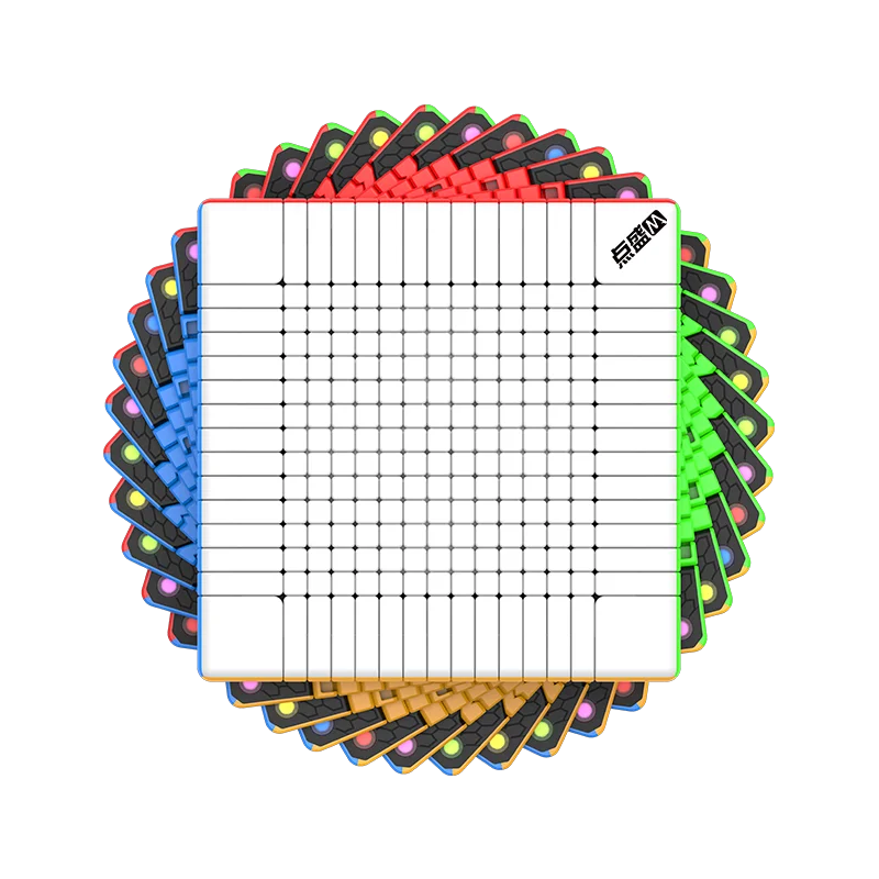 [Picube] DianSheng Galaxy 15 Magnetic Magic Speed Cube Stickerless Professional Fidget Toys Galaxy 15x15 M Cubo Magico Puzzle 2