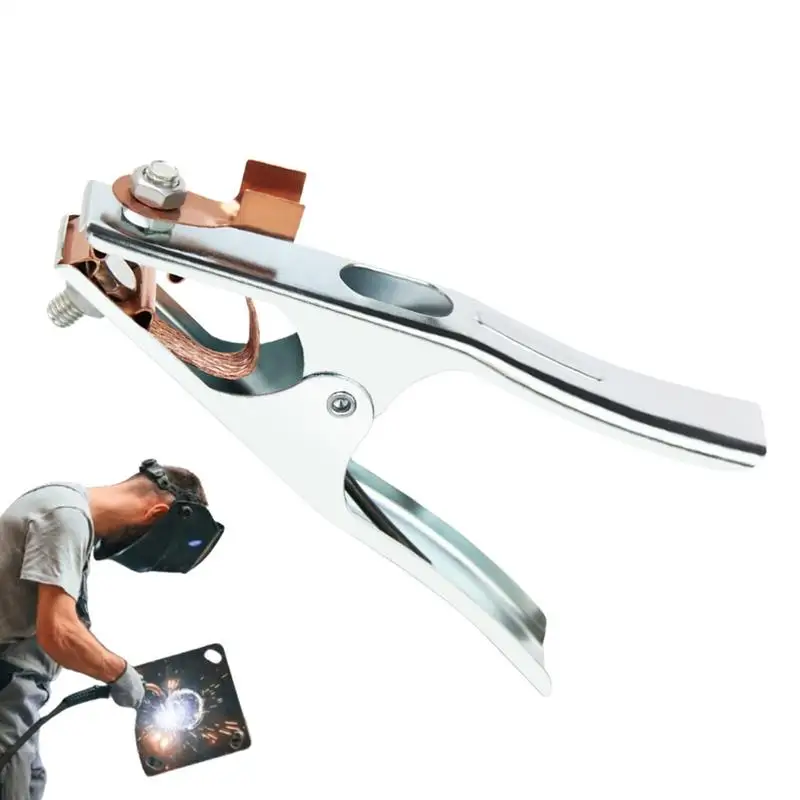 Welding Ground Clamp A-Shape Soldering Earth Clip 260/300/500A Welding Ground Copper Clamp For Welder For MIG MMA TIG ARC