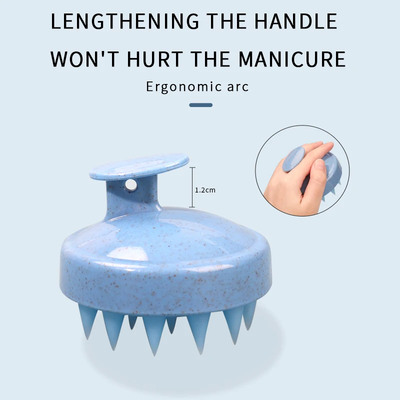 Hair Scalp Massager Shampoo Brush with Soft Silicone Bristles for Dandruff Removal & Hair Growth, Scalp Scrubber for Scalp Exfol 4