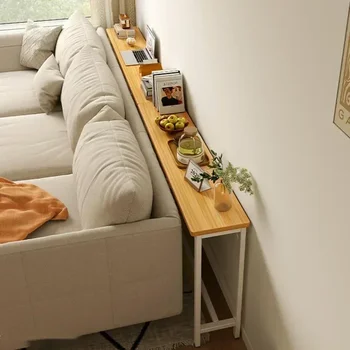 Modern Sofa Gap Narrow Side Table with Storage 1