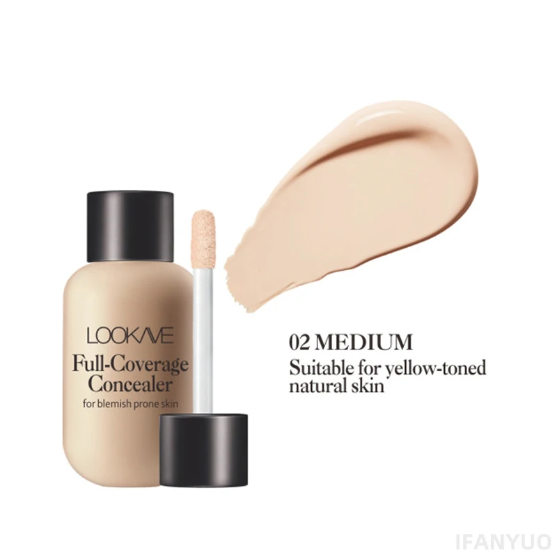 Baby Bottle Natural Liquid Foundation Concealer High Coverage Corrector Face Makeup Concealer Cream Cover Dark Circles Cosmetics