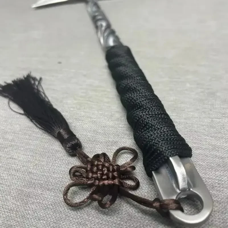 Martello da caccia al cinghiale da 40 cm, forgiato a mano, integrato, multifunzionale, per campeggio e giardinaggio - immagine 5