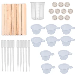 Ultimate DIY Resin Crafting Kit: Silicone Sticks, Disposable Cups, Spoons, Gloves, Pliers, Tweezers & Accessories (31 - tool kit 03)