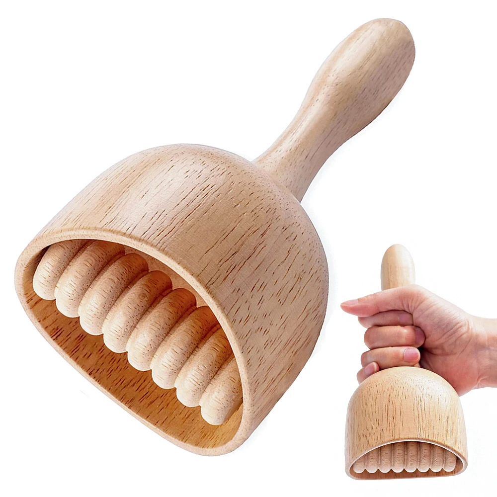 Massagerolle Aus Holz Zur Lymphdrainage Und Gua Sha Massage_voghion.com