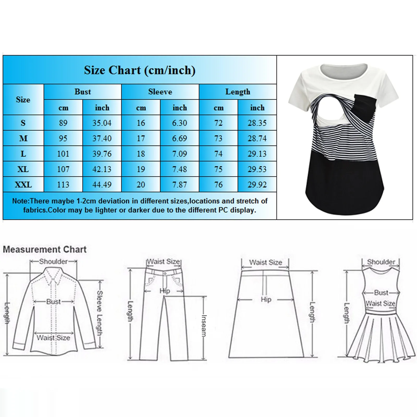 New Maternity Clothes Casual Tops Nursing For Breastfeeding T Shirt Striped Print Women Maternity Short Sleeve Blouse