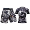 Cody Lundin Men 3D Printed MMA Jiu jitsu gi Rashguard Compression Male Kickboxing Shorts Fitness Trainning Sets Active Wear 6