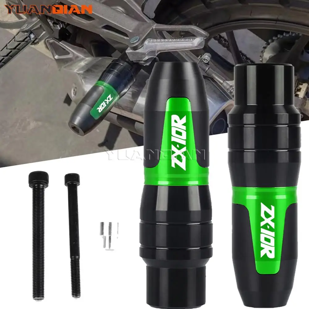 

For Kawasaki ZX10R ZX 10R ZX-10R 2006- 2023 2022 2015 2014 2015 2016 Motorcycle Frame Crash Pads Exhaust Slider Crash Protector