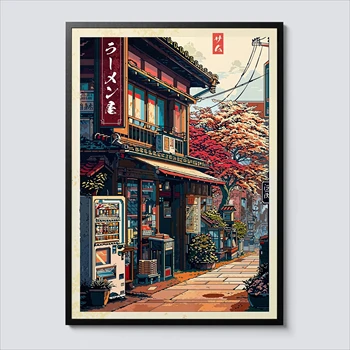 Anime Ramen Canvas Print 1