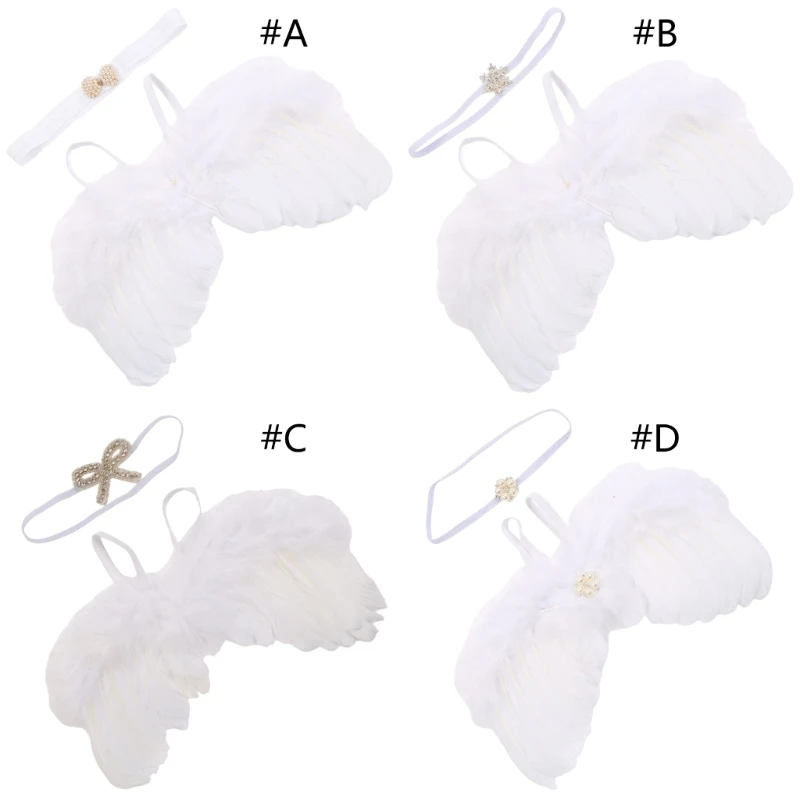 

Adorable Newborn Baby Angel Set Must Have Photography Accessories for Girls Y55B