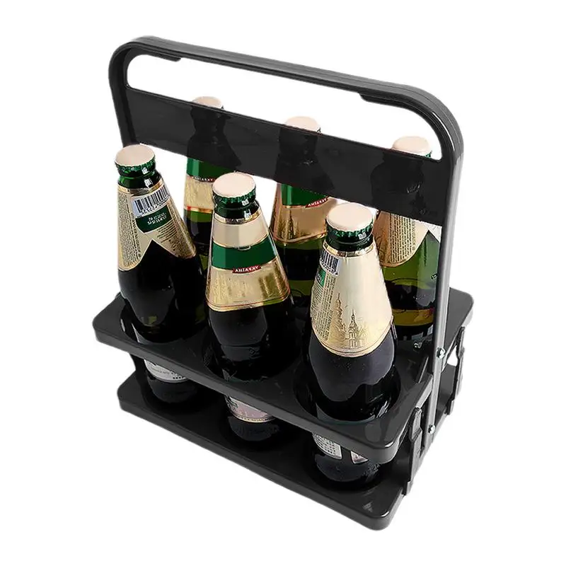 

Foldable Drink Carrier Beer Bottle Drink Holder Reusable Beer Collector Drinks Container For Picnic BBQ Catering