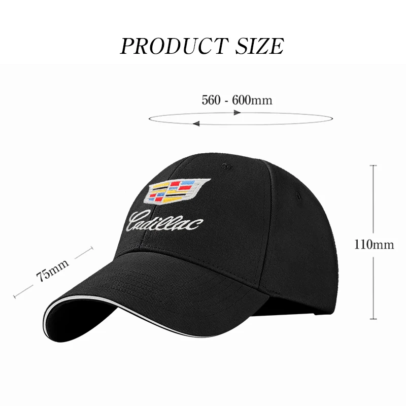 야구 모자 야외 여름 스포츠 모자 자수 남성 여성 야구 모자 캐딜락 ATS CTS DTS STS SLS SLR XLR BLS XT5 CT6
