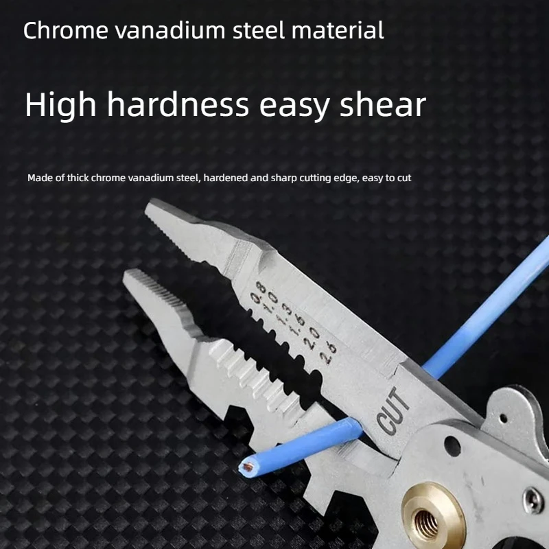 Multifunction turntable wire stripper Cutting Pliers Cable Stripper Cutter For Pressing Pliers Winding Wire Electrician Tools 4