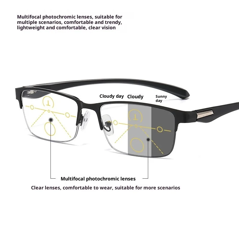 Enhanced Photochromic Ultra-Light Fashion Reading Glasses