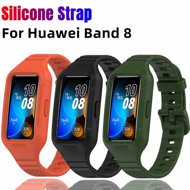 Silicone Strap For Huawei Band 7 Smart Wristband Bracelet Correa + TPU  Screen Protector Case - AliExpress