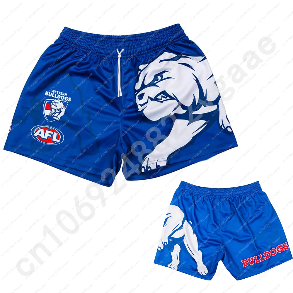 Rugby Jersey Men Clothes T Shirt Team Boys Tee Top Trousers Footy Shorts Training Adults Home Match Pants Western Bulldogs rugby jersey