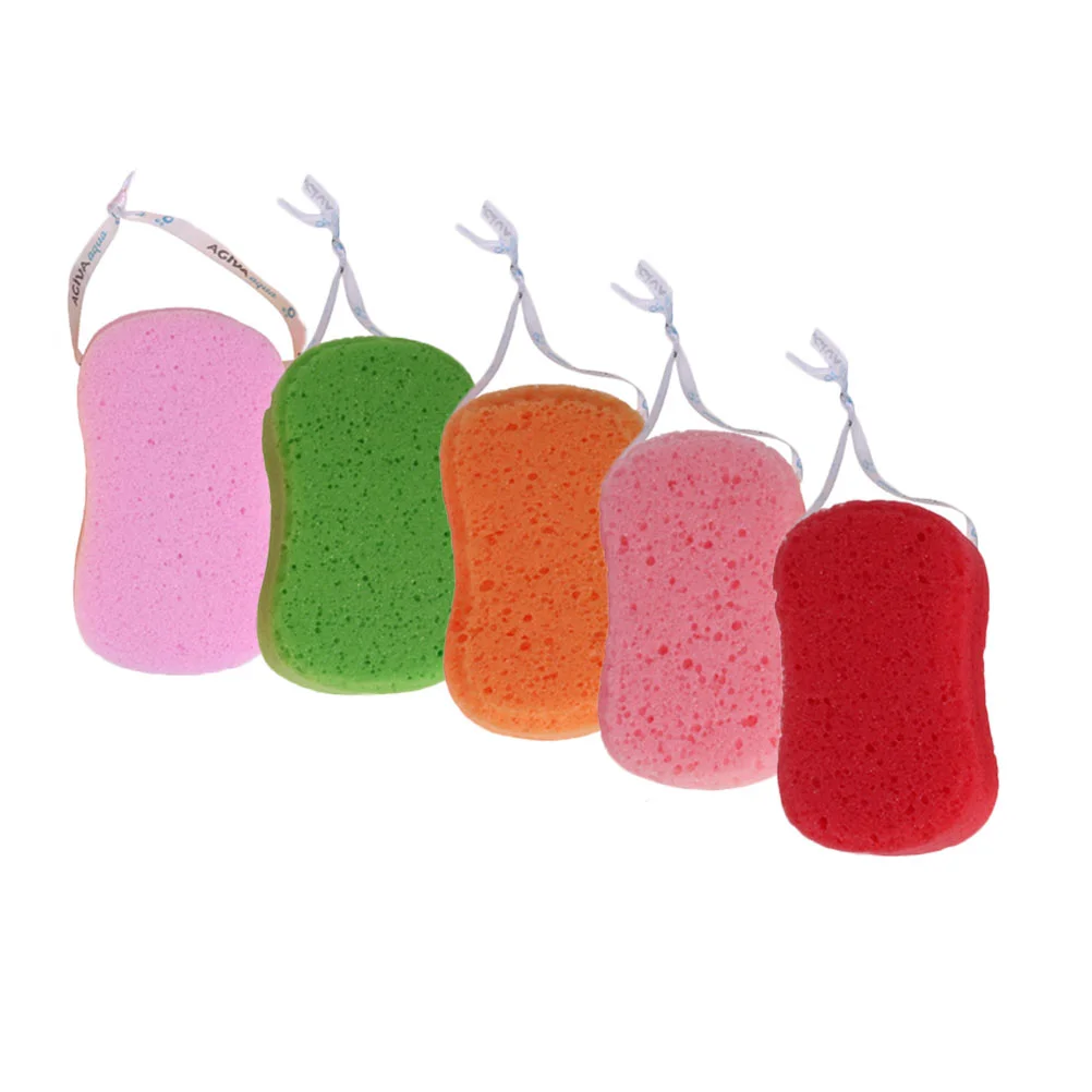

5 Pcs Bath Sponge Home Bathing Scrubber Household Body Cleaner Shower Supply Algae Skin Cleaning Tool