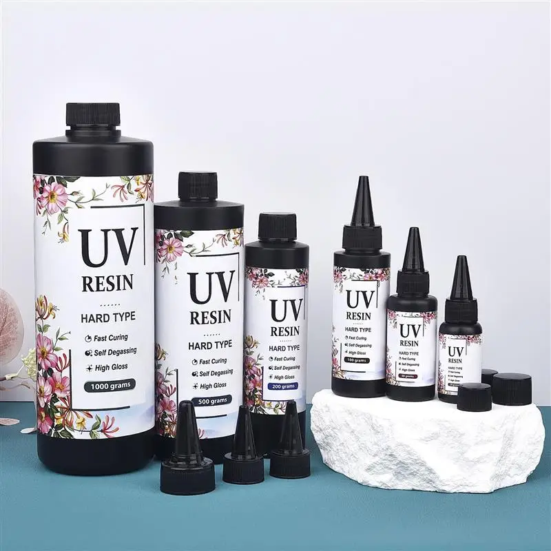Epoxy Resin Glue 20g/50g/100g UV High Transparency Fast Drying High Hardness Glue UV Lamp DIY Jewelry Making