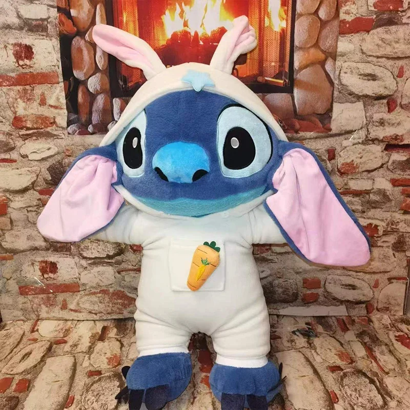 60CM-New-Disney-Lilo-Stitch-Doll-Cartoon-Angel-Plush-Toy-Cute-Anime ...