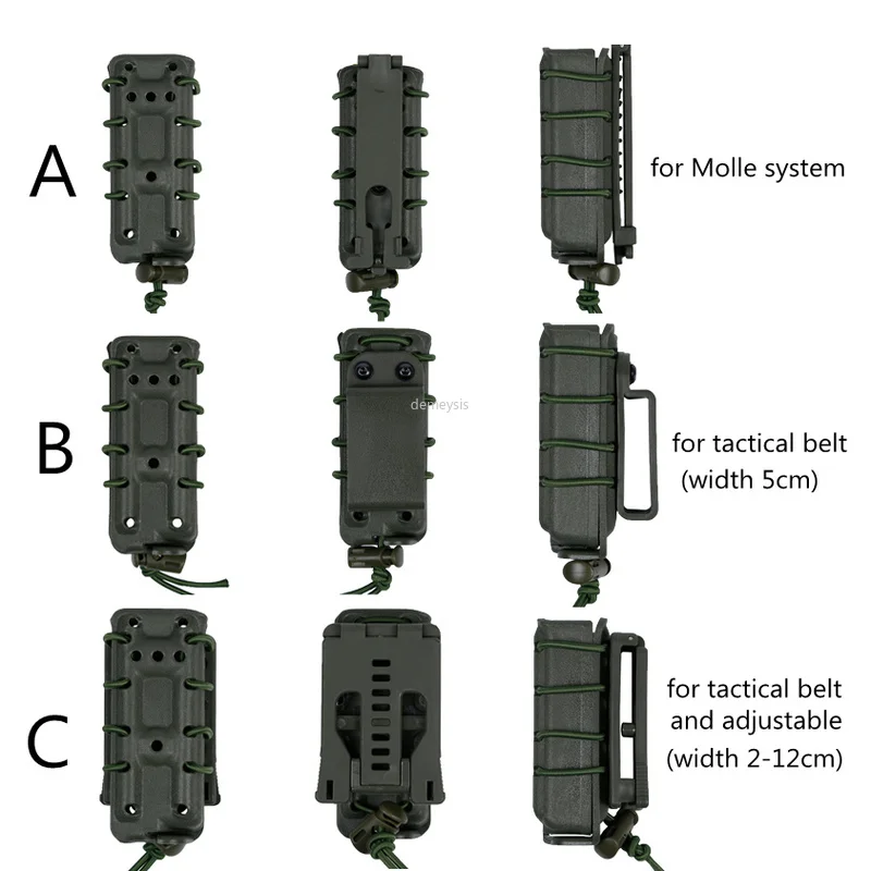 

Elatics 9MM Magazine Pouch Molle Military Airsoft Wargame Mag Pouches Tactical Combat Hunting Shooting Gun Belt Magazine Pouches