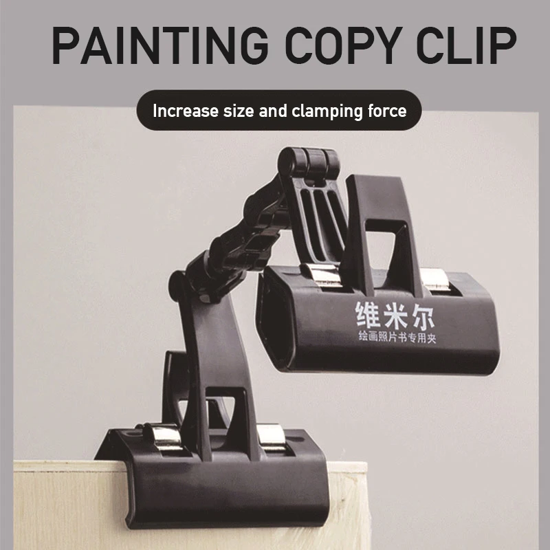 DoubleHeadRotatableArtManipulatorClampHolderEaselPaintingClamp