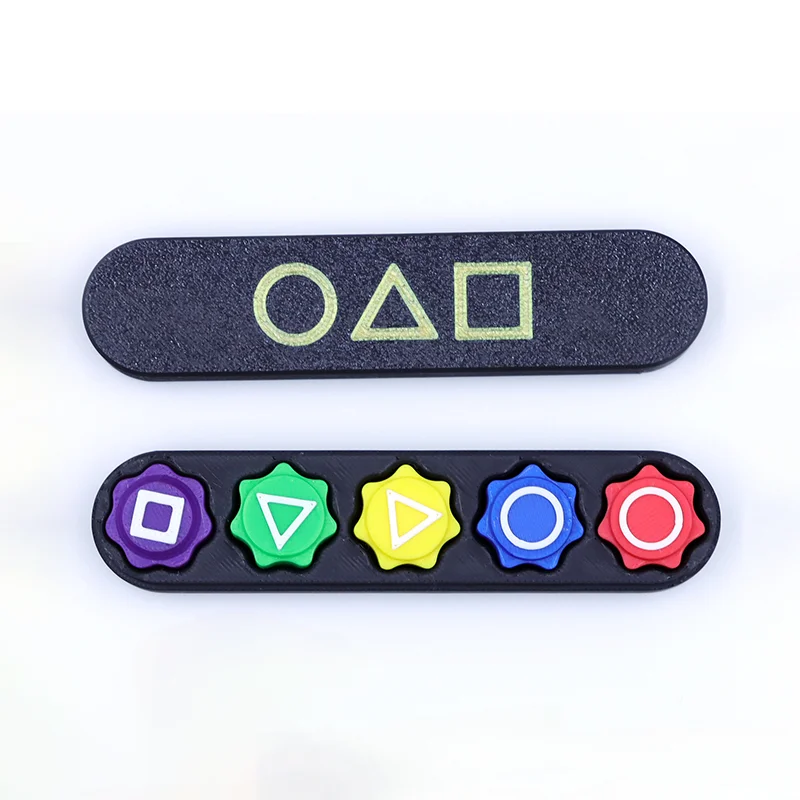 Korean Folk Game Sets Dice Party Game Props Square Circle Triangle Family Stone Catching Props Gonggi Jack Set for Kids Korean Tossing Game