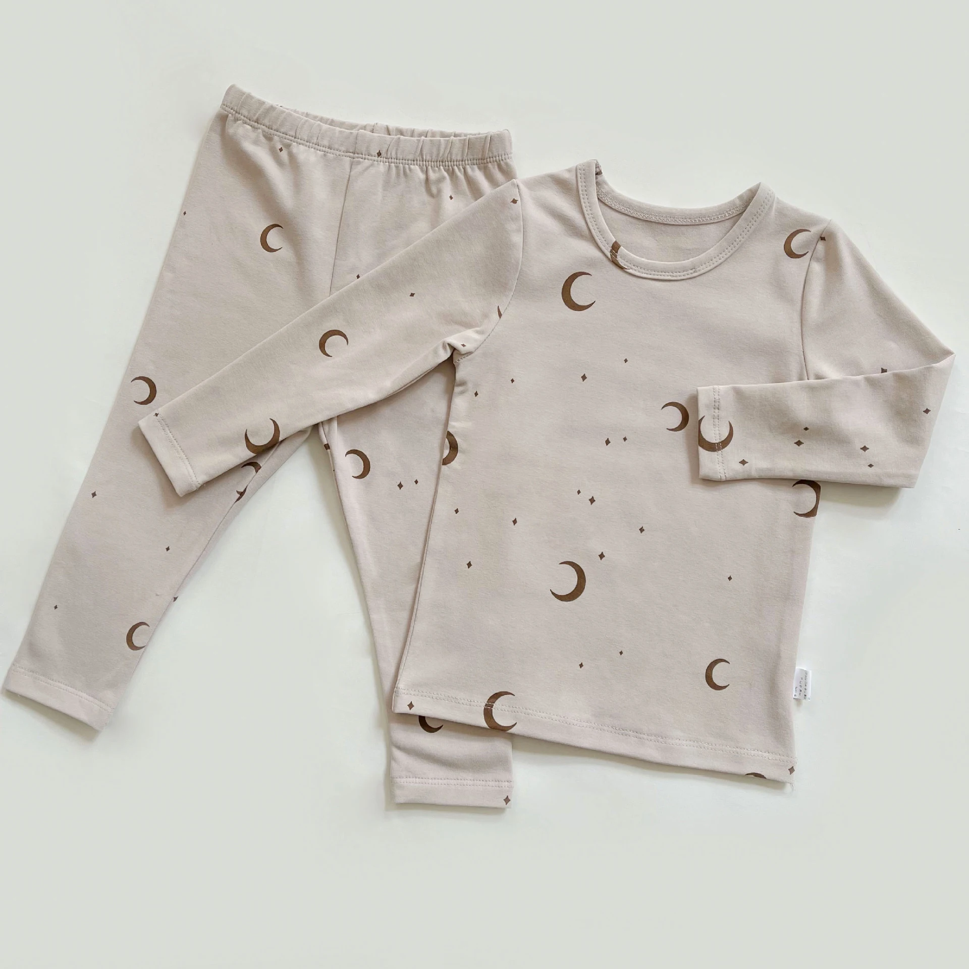 Children Pajamas Spring Kids Pajamas Children Sleepwear Long Sleeve Casual Solid Cotton Nightwear