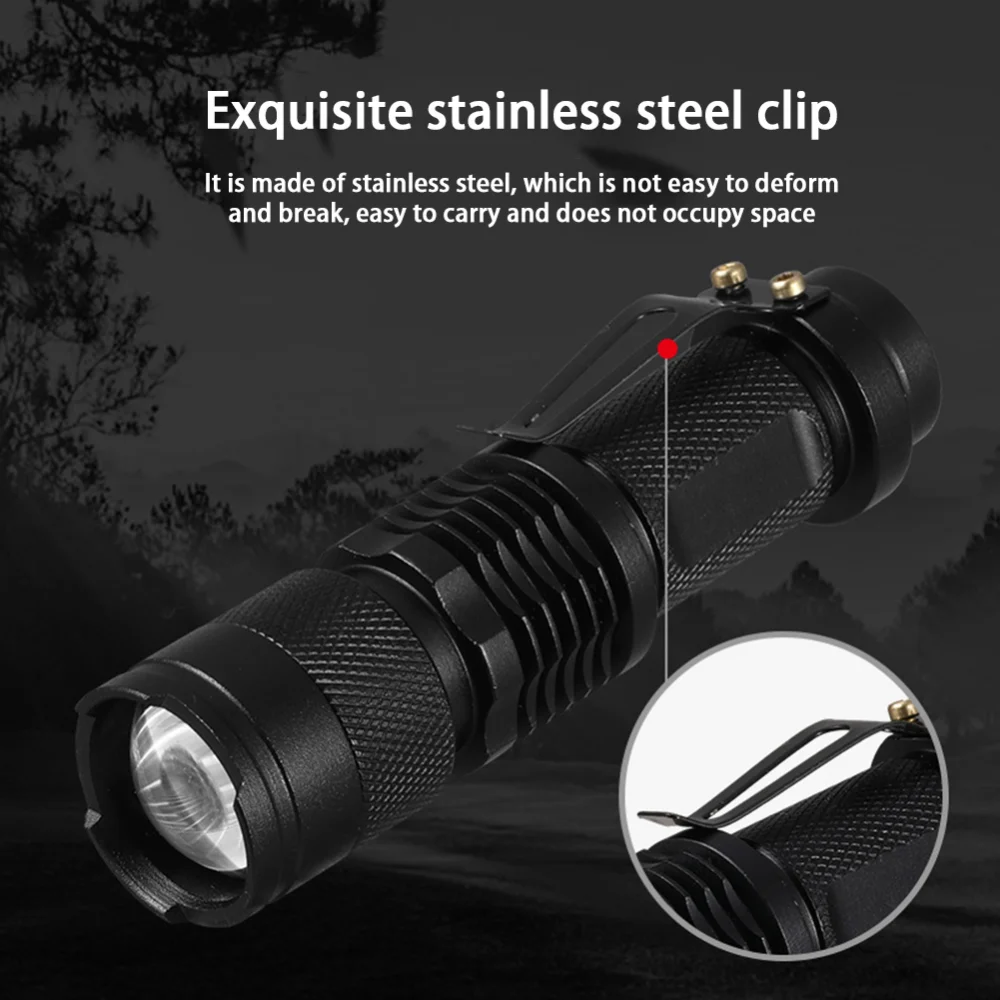 Torcia LED Ultra Potente, 900000 Lumen Torcia Ricaricabile con Luce da Campeggio, Zoomabile, 11 Modalità, Impermeabile Portatile Tattica | Leroy Merlin