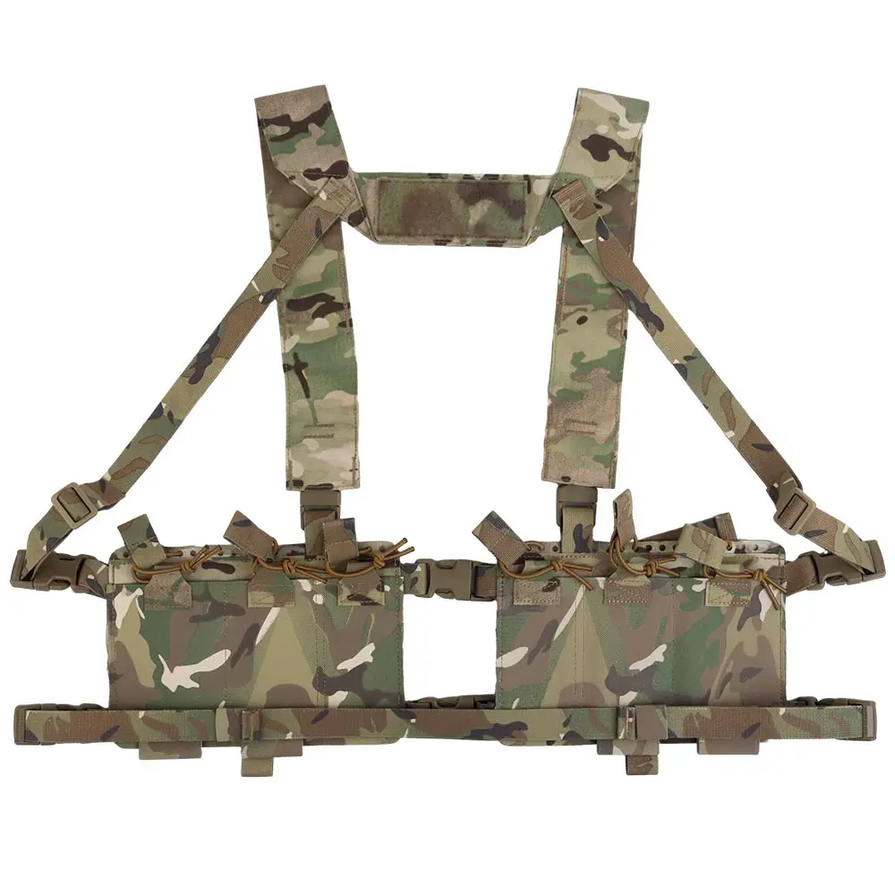 Tactical 34 Alpha Chest Rig SS Style MOLLE System Jagd Brustweste Träger (LBV) mit Erweiterungsrucksack Alpha Kit Utility Bag – Detail 13