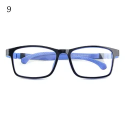 Children's Ultralight Anti - Blue Light Silicone Eyeglasses - Square Transparent Frame (9)